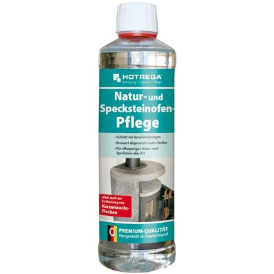 Hotrega Natur- und Specksteinofen Pflege 500 ml – Pflegemittel für Naturstein