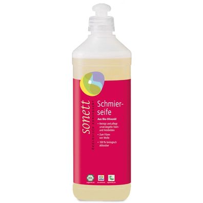 Sonett Schmierseife 500 ml Bio Olivenölseife Bodenpflege