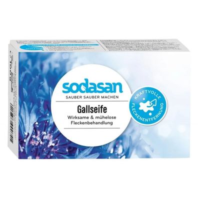 Sodasan Öko-Gallseife 100g Bio-Pflanzenseife Fleckentferner