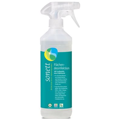 SONETT Flächendesinfektion 6×500ml Bio-Alkohol Spray