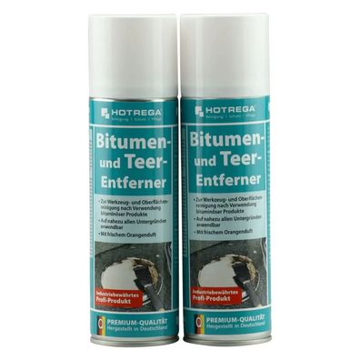 Hotrega Bitumen- und Teer Entferner 2 x 300 ml Spraydosen