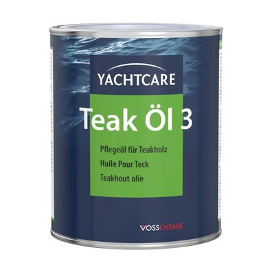 Yachtcare Teak Öl 3 1L Naturöl UV-Schutz Teakholz