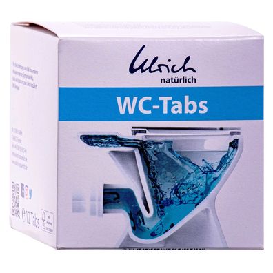 ULRICH Natürlich WC Reiniger Tabs 12 Stück – Veganer Toilettenreiniger