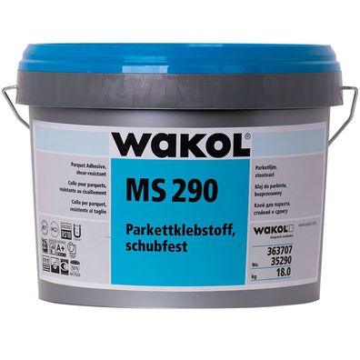 WAKOL MS 290 1K Parkettklebstoff 18 kg weichmacherfrei