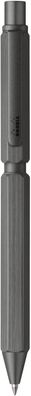 Rhodia 9371C - Rhodia ScRipt MultiPen mit 2 Minen schwarz/rot 0,5 mm + Graphitmine 0,
