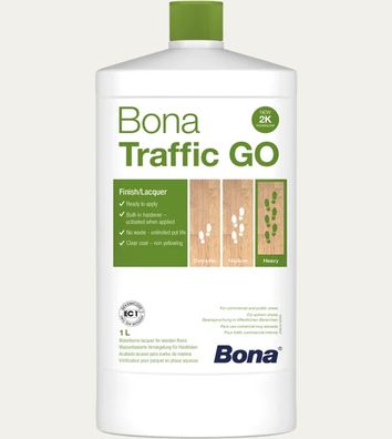 Bona Traffic GO 2K Parkettlack Matt 1L Wasserbasiert