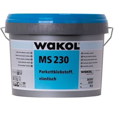 MS 230 elastischer Parkettklebstoff 18 kg, 1-Komponenten, lösemittel- & wasserfrei