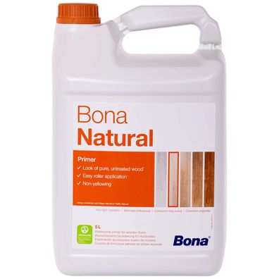 Bona Natural 5L Holzgrundierung Primer – schnell trocknend, abriebfest