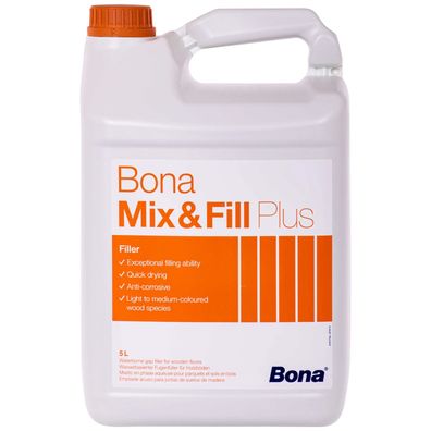 Bona Mix und Fill Plus 5L wasserbasierter Fugenkitt hohe Füllkraft schnelle Trocknung