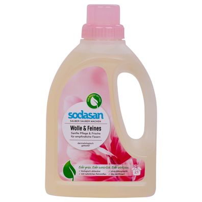 Sodasan Woll- & Feinwaschmittel 750ml – Konzentriert & Vegan