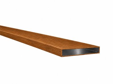 Aluminium Vierkantrohr Rechteckrohr Pulverbeschichtet Aluminiumprofil 100x30 Holz