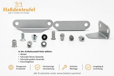 Hasena Seitlicher Winkel Rampenmuffe Schrauben Halterung Auflage Einschlaghülse