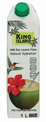 King Island Kokoswasser (1 l)