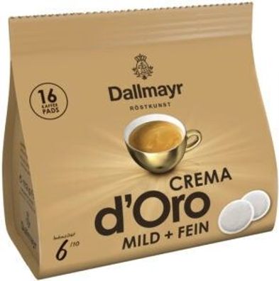 Dallmayr Prodomo Doro Mild Pads (16 Stück, 112 g)
