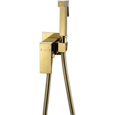 Mexen Cube Unterputz-Bidetarmatur mit Anbausatz, gold - 7599150-50
