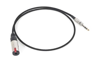 Viablue EPC-4 - HighEnd Kopfhörerkabel - Verlängerung - 6,3mm Klinke - Black