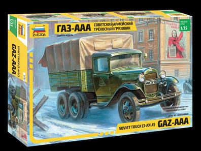 Zvezda 923547 GAZ-AAA 3-achsig in 1:35 Zvezda 3547 Bausatz