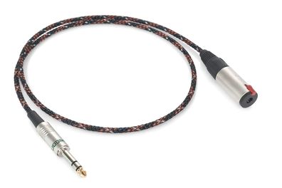 Viablue EPC-4 - HighEnd Kopfhörerkabel - Verlängerung - 6,3mm Klinke - Red