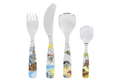 Profino Kinderbesteck Set Pirat 4tlg. 103037