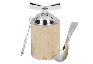 Peugeot Leinsamenmühle ISEN Buchenholz, Metall, MBS-Kunststoff, H 13 cm natur 100786