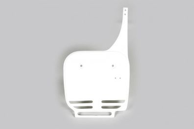 Startnummerntafel Verkleidung number plate passt an Kawasaki Kx 60 84-04 weiß