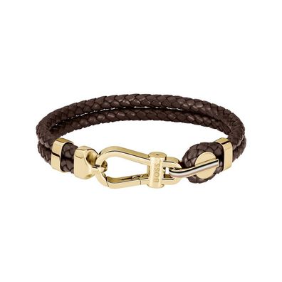 BOSS - 1580700M - Armband - Herren - braun - 19cm - ARES