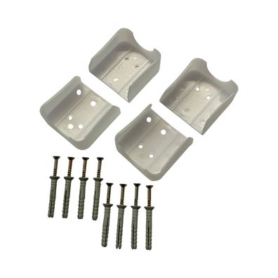 Steckdosenhalter Wandhalter für 2 Steckdosenleisten Halterung Steckdose Halter