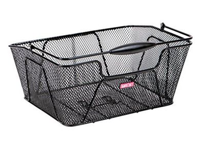 Hinterradkorb Un`x Remio 40x30x17cm, schwarz, engmaschig