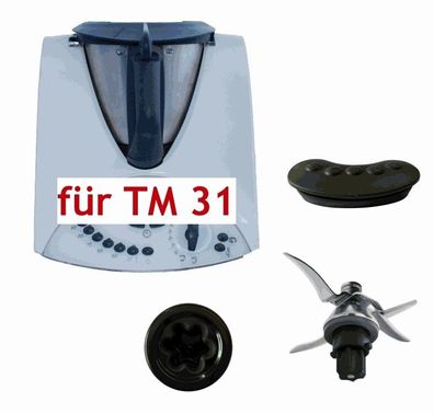 Messer Messerkreuz Kappe Kupplung Gummi TOPQualität passend Thermomix TM 31 TM31