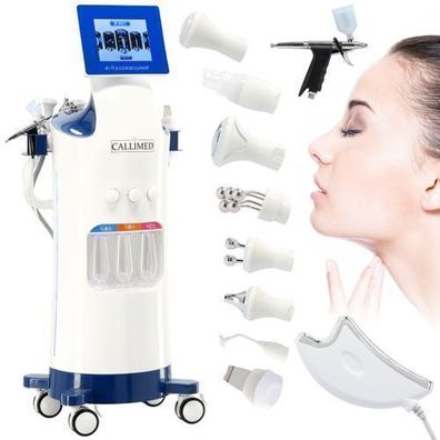 Hydradermabrasion, Wasserreinigung, Sauerstoffinfusion, Wasserstoff 10in1, Kavitation