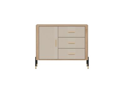 Kommode Dante DT03 Schubladenschrank - Cremona Eiche/Kaschmir