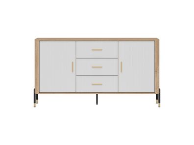 Kommode Dante DT06 Sideboard - Cremona Eiche/Anthrazit