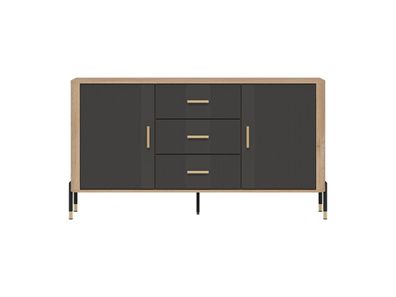 Kommode Dante DT06 Sideboard - Cremona Eiche/Anthrazit