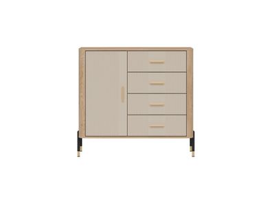 Kommode Dante DT08 Schubladenschrank - Cremona Eiche/Kaschmir