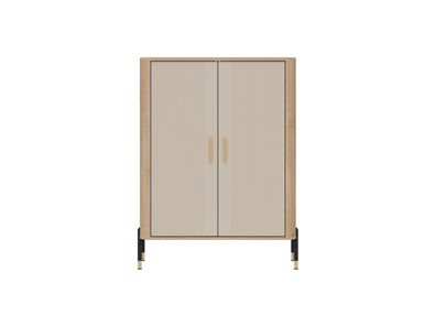 Kommode Dante DT11 Wohnzimmerschrank - Cremona Eiche/Kaschmir