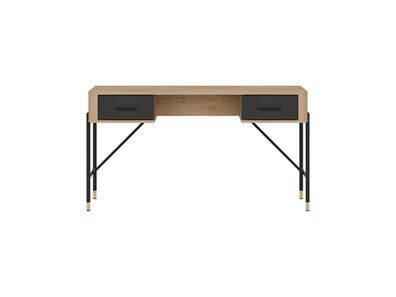 Schreibtisch Dante DT23 140 cm - Cremona Eiche/Anthrazit