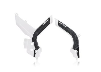 Acerbis X-Grip Rahmenprotektoren passend für KTM - Weiß/Schwarz