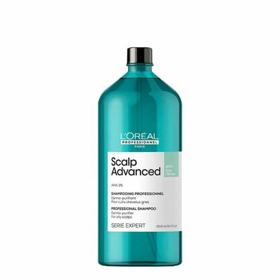 Serie Expert Scalp Advanced AHA 4% + Carbonic Acid Shampoo 1500 ml