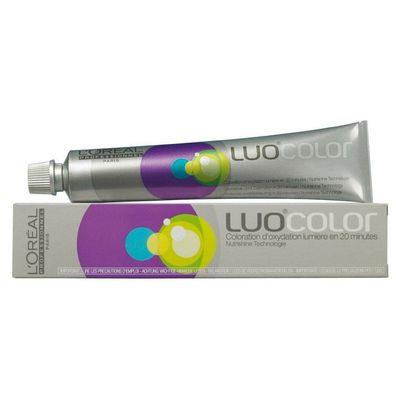 LuoColor Ammoniakfreies Permanentes Haarfärbemittel 5.52 Hellbraun Mahagonirot 50ml