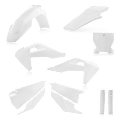 Acerbis Plastik Full Kit passend für Husqvarna - Weiß