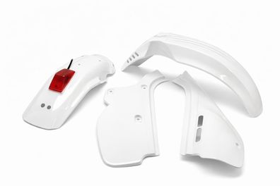 Verkleidungssatz Plastiksatz plastic kit passt an Honda Xr 600 R 88-02 weiß