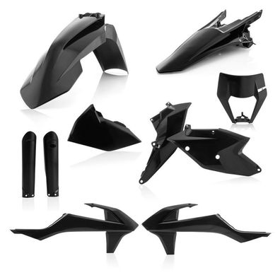 Acerbis Plastik Full Kit passend für KTM - Schwarz