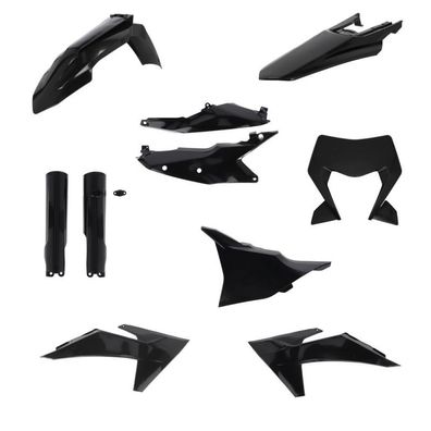 Acerbis Plastik Full Kit passend für KTM - Schwarz