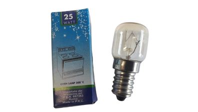 Backofen - Lampe bis 300 Grad, Herd-Glühbirne 25W, E14, SES, 230V, EEK=E,