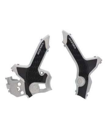 Acerbis X-Grip Rahmenprotektoren passend für Honda - Grau/Schwarz