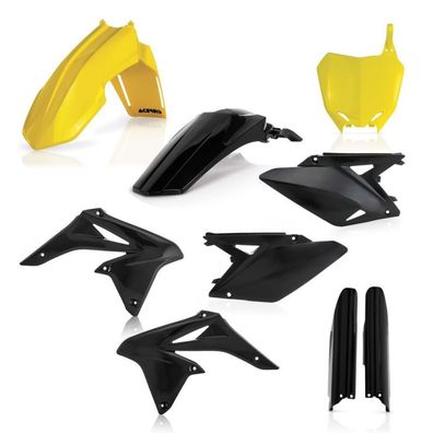 Acerbis Plastik Full Kit passend für Suzuki - Gelb/Schwarz