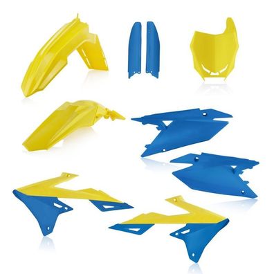 Acerbis Plastik Full Kit passend für Suzuki - Gelb/Blau