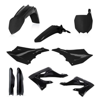 Acerbis Plastik Full Kit passend für Yamaha - Schwarz