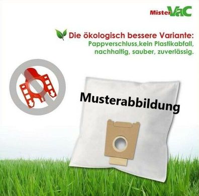 MisterVac 10 / 5 Filtertüten kompatibel mit Swirl A - Z bitte Anzahl vergleichen