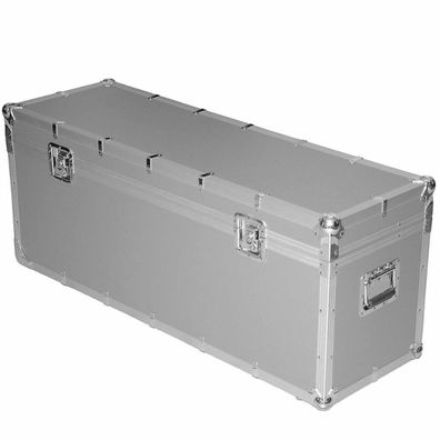 Alu Flightcase Werkzeug Geräte Lager Transport Koffer Box m. Rollen 118x38x49 - 69555